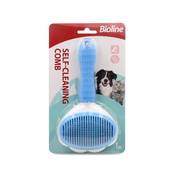 Bioline Self-Cleaning Pet Brush